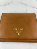 PRADA Brown Saffiano Leather Wallet
