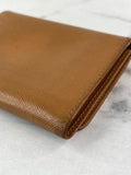 PRADA Brown Saffiano Leather Wallet