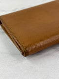 PRADA Brown Saffiano Leather Wallet