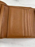 PRADA Brown Saffiano Leather Wallet
