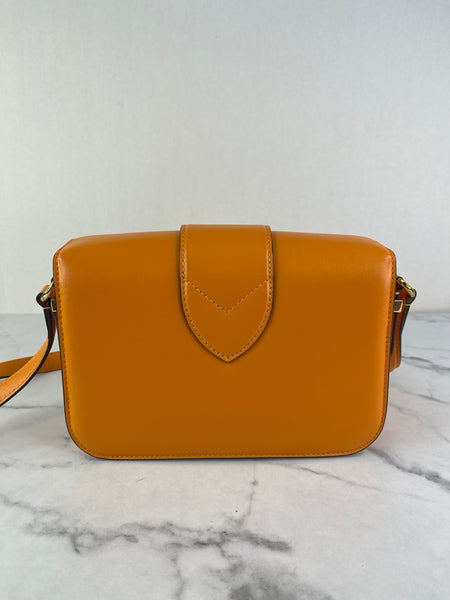 Louis Vuitton Summer Gold (Orange) Smooth Calfskin LV Pont 9 Shoulder/Crossbody Bag