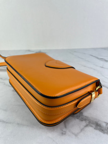 Louis Vuitton Summer Gold (Orange) Smooth Calfskin LV Pont 9 Shoulder/Crossbody Bag