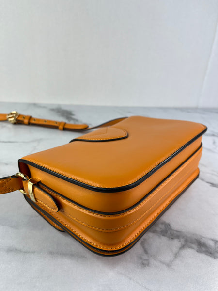 Louis Vuitton Summer Gold (Orange) Smooth Calfskin LV Pont 9 Shoulder/Crossbody Bag