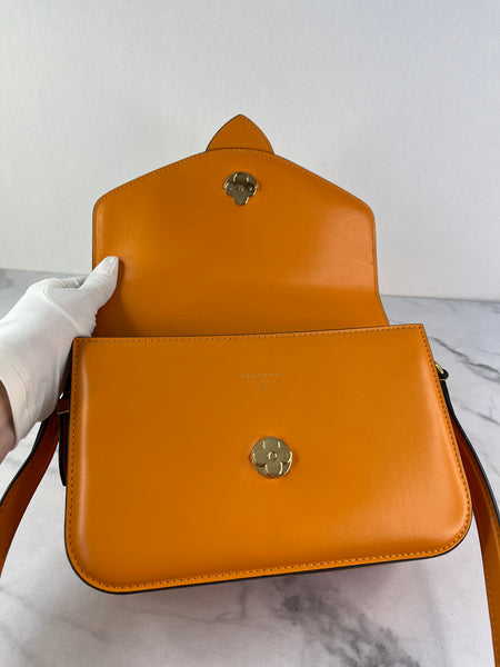 Louis Vuitton Summer Gold (Orange) Smooth Calfskin LV Pont 9 Shoulder/Crossbody Bag