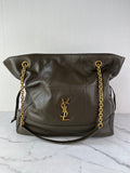 SAINT LAURENT MEDIUM LAMBSKIN LIGHT MUSK (Dark Olive Green) JAMIE SHOPPING Shoulder Bag