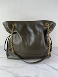 SAINT LAURENT MEDIUM LAMBSKIN LIGHT MUSK (Dark Olive Green) JAMIE SHOPPING Shoulder Bag
