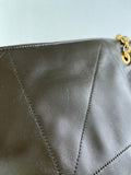 SAINT LAURENT MEDIUM LAMBSKIN LIGHT MUSK (Dark Olive Green) JAMIE SHOPPING Shoulder Bag
