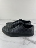 GUCCI Men’s Black/Grey GG Supreme Sneakers Size: 10 (fits US 10-10.5)