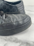 GUCCI Men’s Black/Grey GG Supreme Sneakers Size: 10 (fits US 10-10.5)