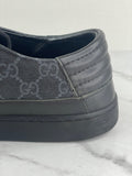 GUCCI Men’s Black/Grey GG Supreme Sneakers Size: 10 (fits US 10-10.5)