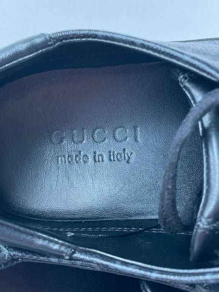 GUCCI Men’s Black/Grey GG Supreme Sneakers Size: 10 (fits US 10-10.5)