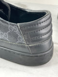GUCCI Men’s Black/Grey GG Supreme Sneakers Size: 10 (fits US 10-10.5)