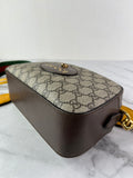 GUCCI GG Supreme Monogram Web Neo Shoulder/Crossbody Bag