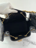 CHANEL Black Caviar Quilted Small 25 Shoulder Bag
