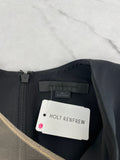 ALEXANDER WANG Black One Shoulder Cutout Tullepaneled Cady Gown Size 4 (fits US 4/6)