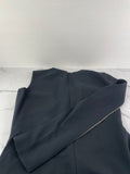 ALEXANDER WANG Black One Shoulder Cutout Tullepaneled Cady Gown Size 4 (fits US 4/6)