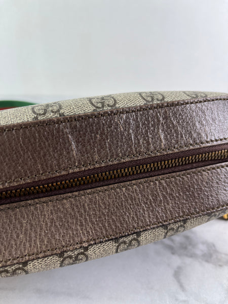 GUCCI GG Supreme Monogram Web Neo Shoulder/Crossbody Bag