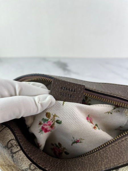 GUCCI GG Supreme Monogram Web Neo Shoulder/Crossbody Bag