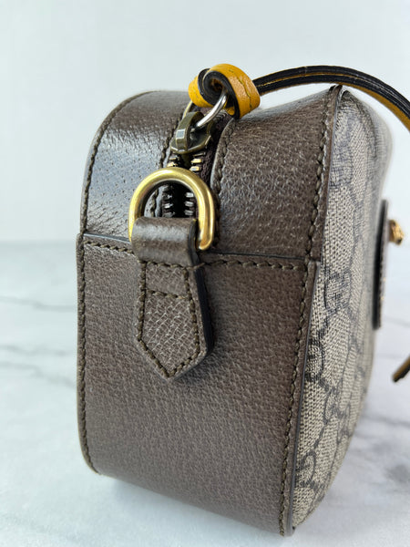 GUCCI GG Supreme Monogram Web Neo Shoulder/Crossbody Bag