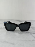 Saint Laurent Black Cat Eye Sunglasses