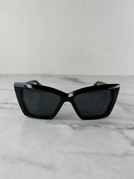 Saint Laurent Black Cat Eye Sunglasses