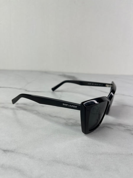 Saint Laurent Black Cat Eye Sunglasses