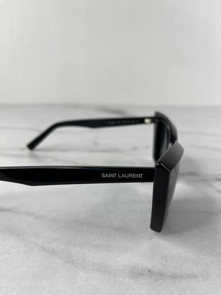 Saint Laurent Black Cat Eye Sunglasses