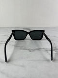 Saint Laurent Black Cat Eye Sunglasses