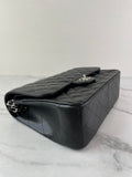 CHANEL Black Caviar Classic Jumbo Double Flap Bag