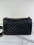 CHANEL Black Medium Boy Bag