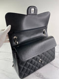 CHANEL Black Caviar Classic Jumbo Double Flap Bag