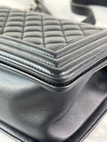 CHANEL Black Medium Boy Bag