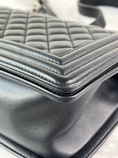 CHANEL Black Medium Boy Bag