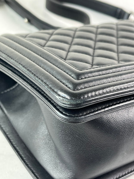 CHANEL Black Medium Boy Bag