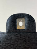 CHANEL Black Caviar Classic Jumbo Double Flap Bag