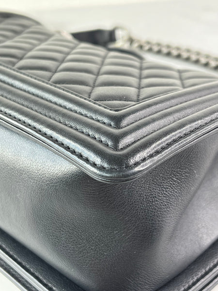 CHANEL Black Medium Boy Bag