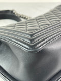 CHANEL Black Medium Boy Bag