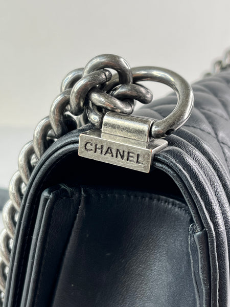 CHANEL Black Medium Boy Bag