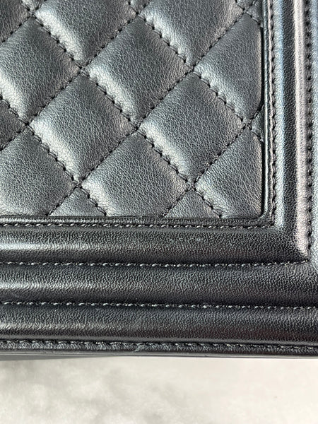 CHANEL Black Medium Boy Bag