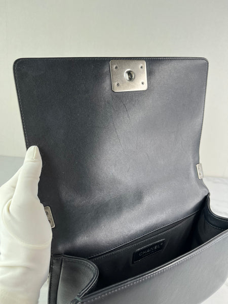 CHANEL Black Medium Boy Bag