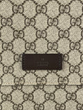 GUCCI Dark Brown GG Plus Monogram Messenger Diaper/Changing Bag