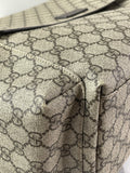 GUCCI Dark Brown GG Plus Monogram Messenger Diaper/Changing Bag
