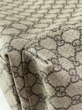GUCCI Dark Brown GG Plus Monogram Messenger Diaper/Changing Bag
