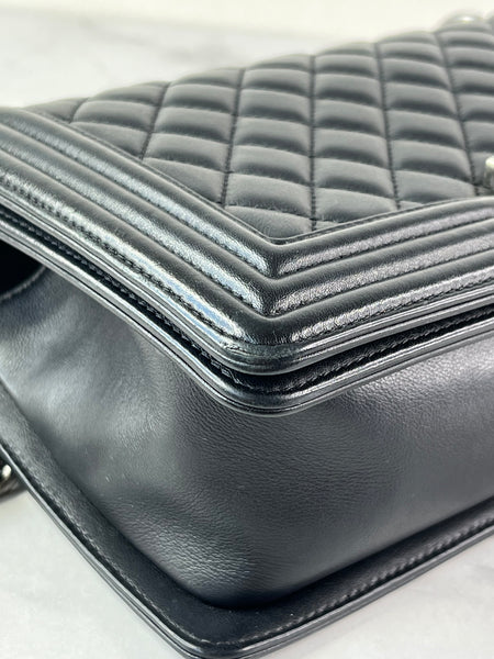CHANEL Black Medium Boy Bag