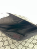 GUCCI Dark Brown GG Plus Monogram Messenger Diaper/Changing Bag