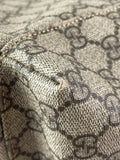 GUCCI Dark Brown GG Plus Monogram Messenger Diaper/Changing Bag