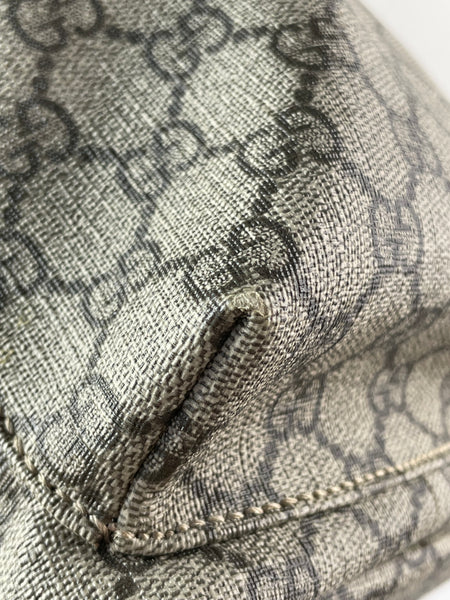 GUCCI Dark Brown GG Plus Monogram Messenger Diaper/Changing Bag