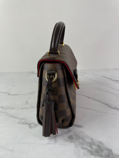 LOUIS VUITTON Damier Ebene Croisette Crossbody/Shoulder Bag