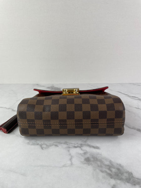 LOUIS VUITTON Damier Ebene Croisette Crossbody/Shoulder Bag