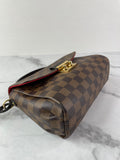 LOUIS VUITTON Damier Ebene Croisette Crossbody/Shoulder Bag